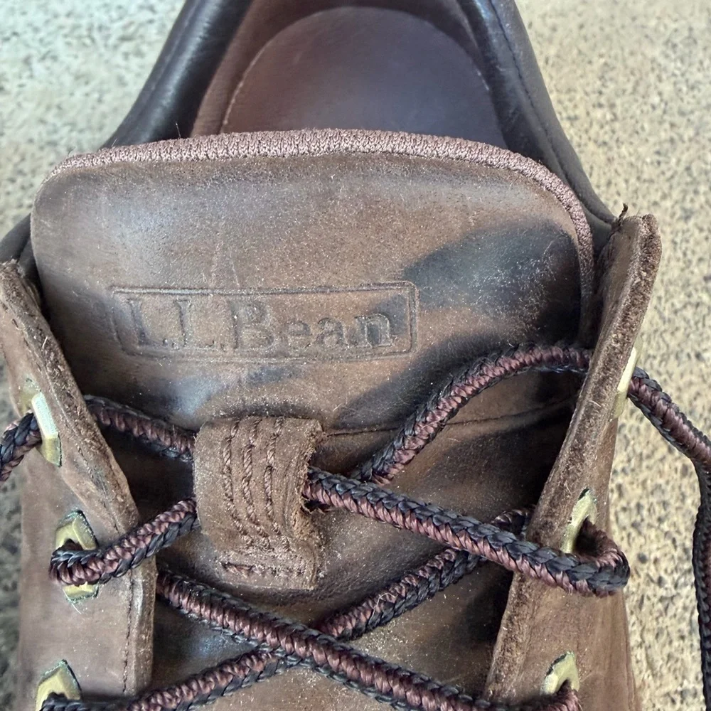 L.L. Bean Stonington Brown Leather Oxford Shoe Men’s Size 11.5 - Picture 9 of 11